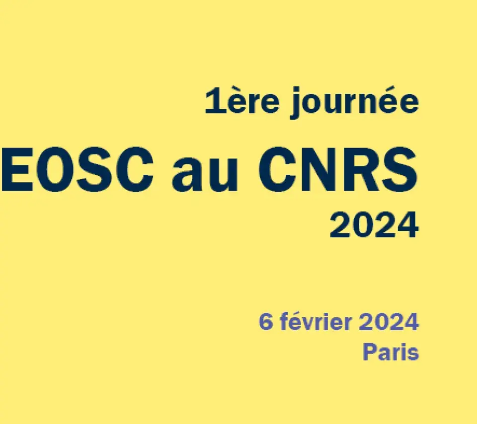 Journées eosc au cnrs